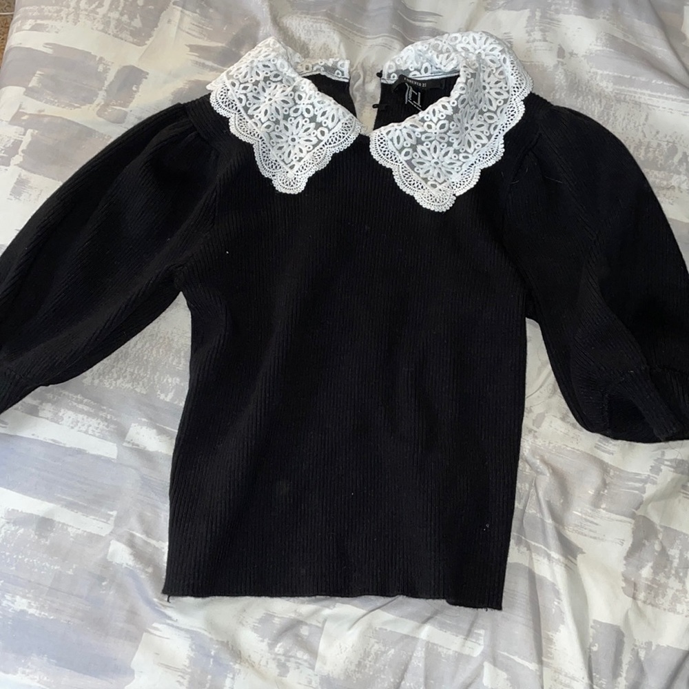 Forever 21 Black Sweater Top